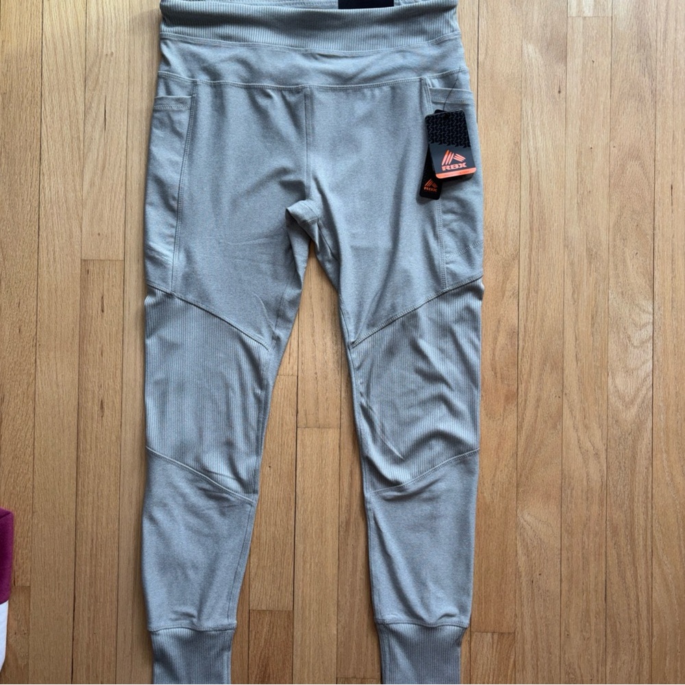 RBX Active Women’s Gray Jogger Leggings NWT